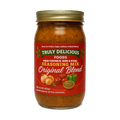 Jar of Truly Delicious Foods Original Blend seasoning mix on a white background