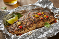 Jerk Fish in Foil